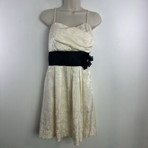 Y2K Speechless Womens Babydoll Dress Size S- Juniors 13 Cream Prom Party Glam